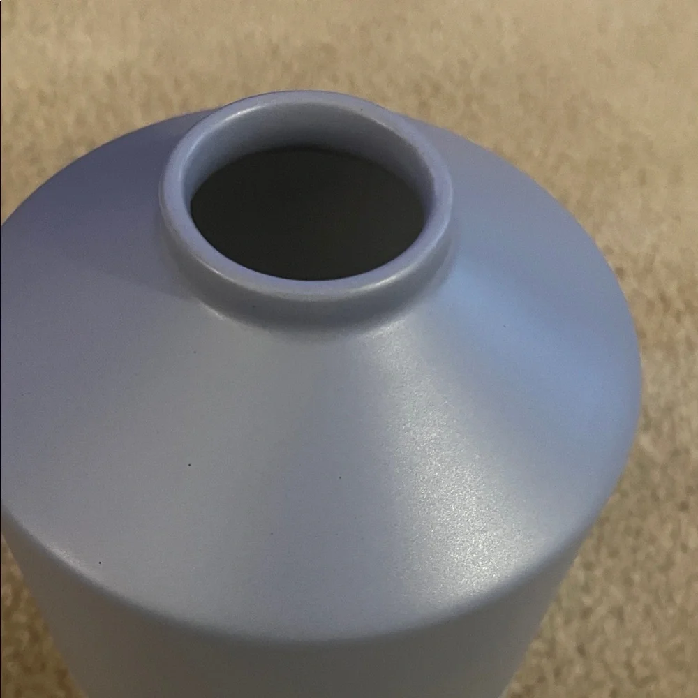 Anthropologie Sky Blue and White Vase